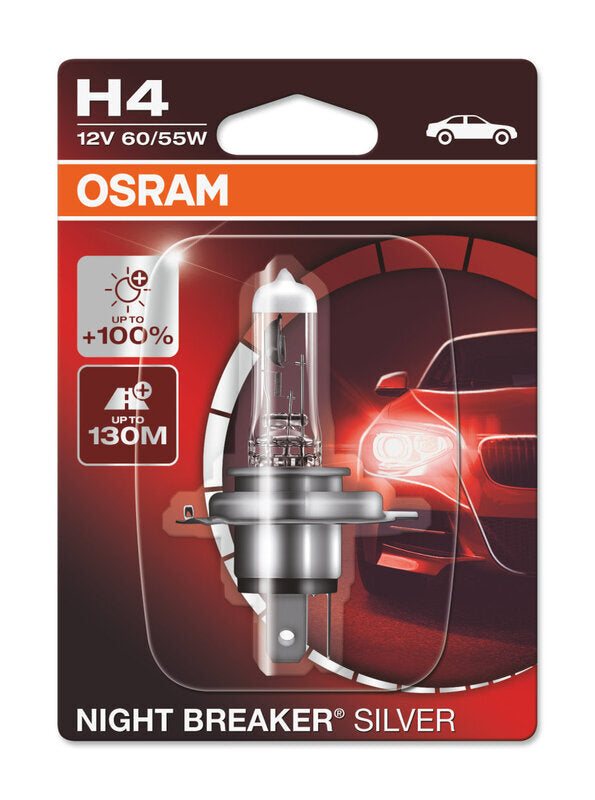OSRAM Night Breaker Silver Bulb H4 12V/60/55 - X1