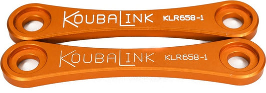 KOUBALINK Tieferlegungssatz (31,8 mm) Orange - Kawasaki KLR650 - 1114631