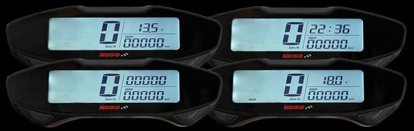 KOSO DB EX-03 Speedometer TUEV-approved