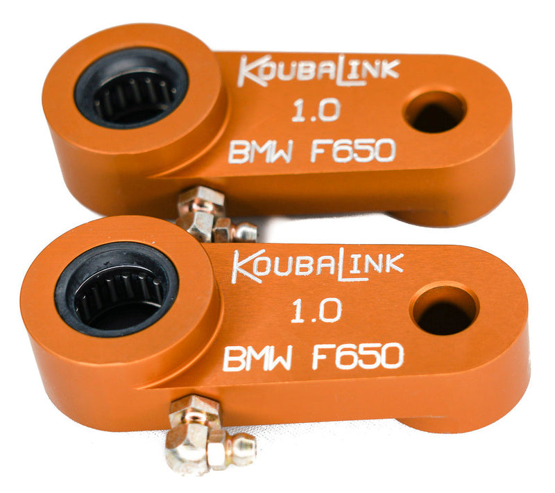 KOUBALINK Lowering Kit (25.4 mm) Orange - BMW F650 Funduro