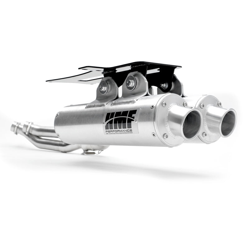 HMF Dual Performance Series Full Exhaust System Stainless Steel - Polaris Scrambler / Sportman XP 1000 S