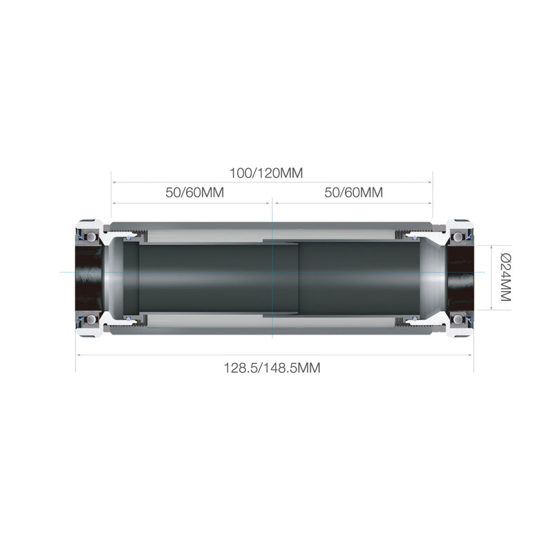 PROWHEEL Fat Bike Integrated Bottom Bracket PW-BB 100mm - 1116488