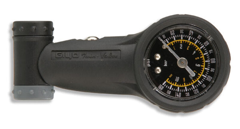 GIYO Twin-Valve Tyre Gauge 160 PSI