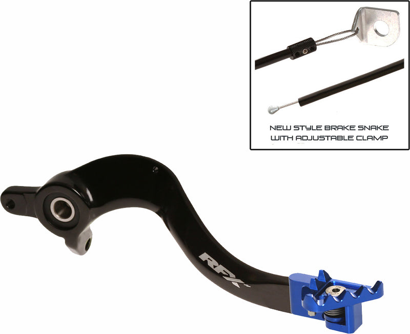 RFX PRO SOLID-TIP BRAKE PEDAL, BLU