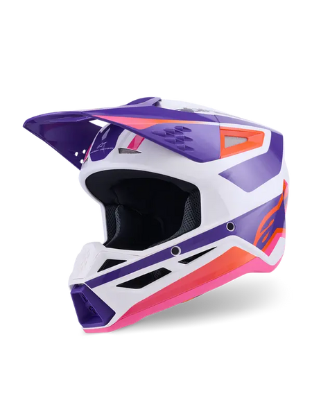 Helm SM3 HEAT Wit/Paars/Roze