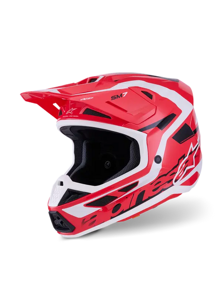 Helm SM7 DEED Rood/Zwart/Wit