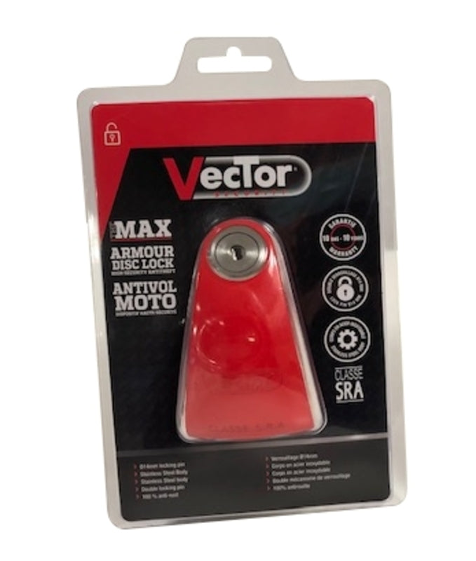 VECTOR Disc Lock SRA/ART4 - Red 30 pc.