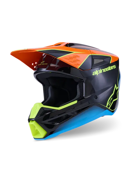 Helm SM3 FRAY Zwart/Oranje/Geel