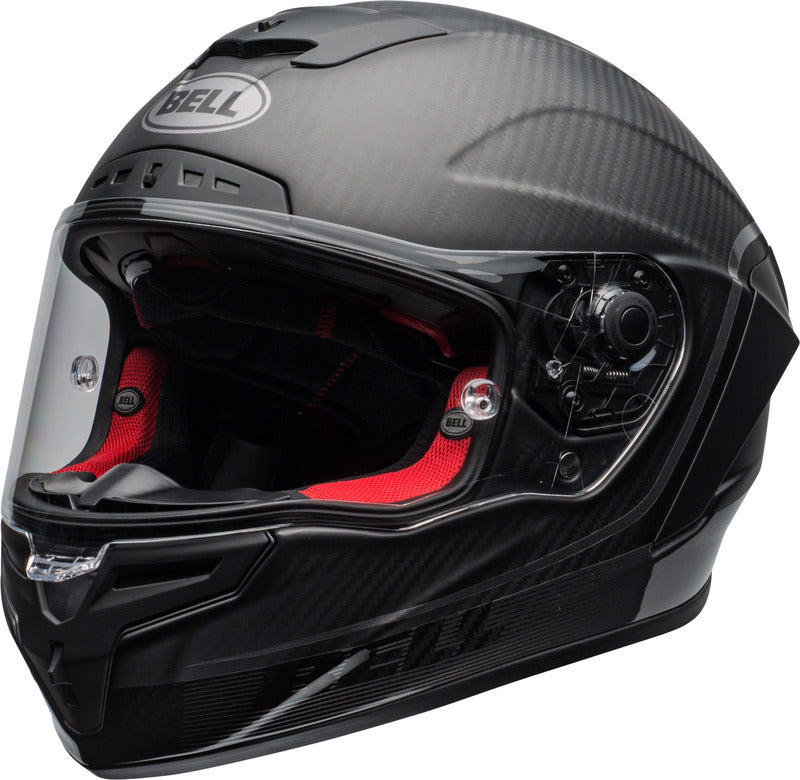 BELL Race Star Flex DLX Helmet Velocity Matte/Gloss Black Size XS