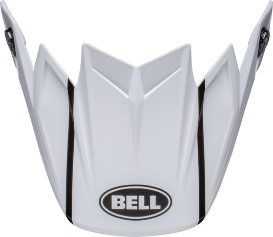 BELL Moto-9S Flex Off-Road Peak - Sprint Gloss White/Red