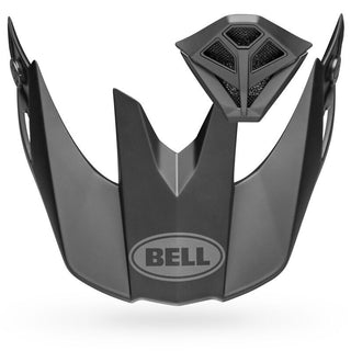 BELL Moto-10 Off-Road Peak and Mouthpiece Kit - Visor Matte Black