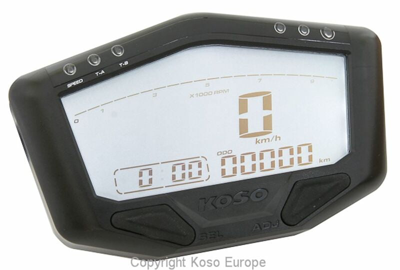 Koso DB02R universal multi-function digital meter