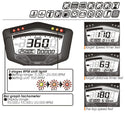 Koso DB02R universal multi-function digital meter