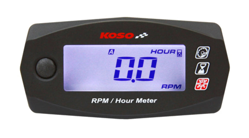 Koso Mini Style universal hours counter and rev counter