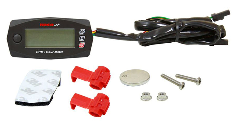Koso Mini Style universal hours counter and rev counter