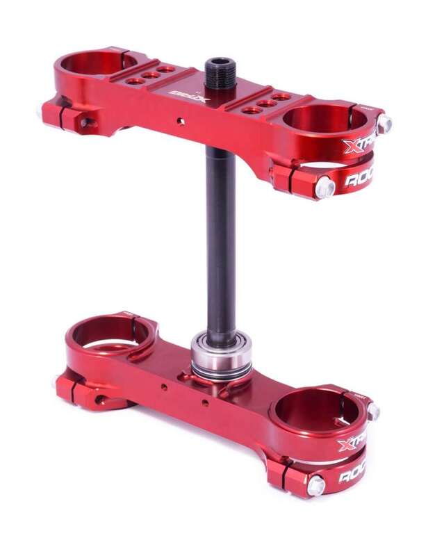 XTRIG TRPL CLAMP ROCS OFFSET 14 RED