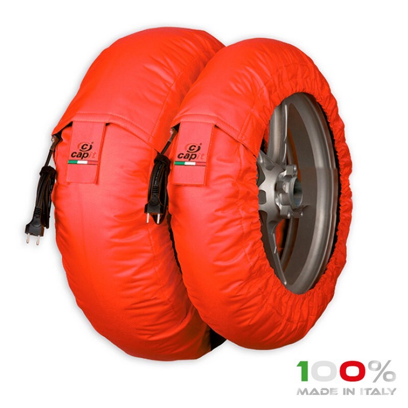 CAPIT Suprema Spina Tirewarmers Red Size M/L