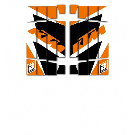 BLACKBIRD Dream Graphic 4 Radiator Louvers Graphic Kit KTM