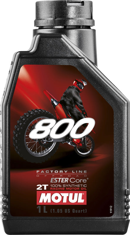 MOTUL 800 Factory Line Off-Road Racing 2T Motor Oil - 1L