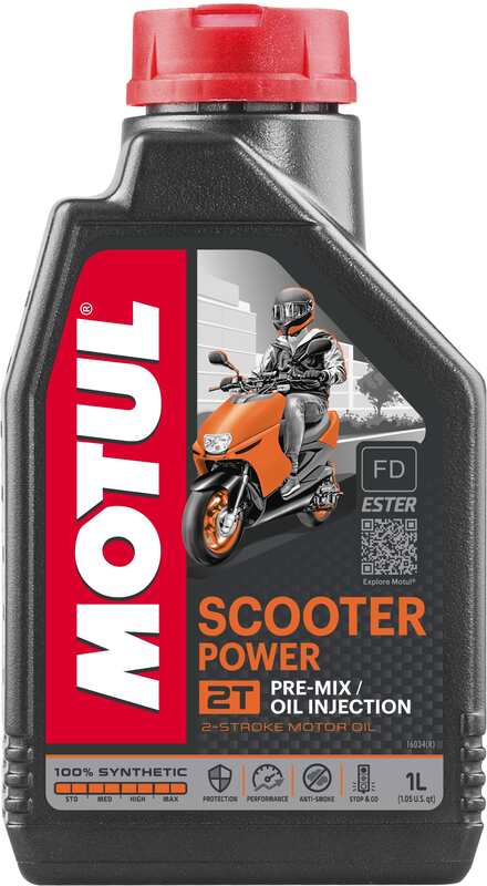 MOTUL Scooter Power 2T Motor Oil - 1L