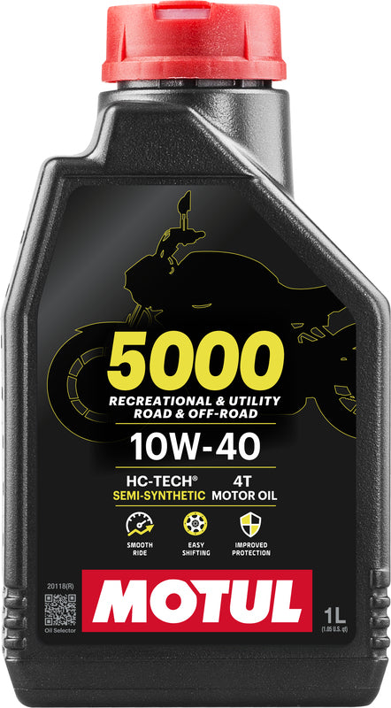 MOTUL 5000 4T Motor Oil - 10W40 1L