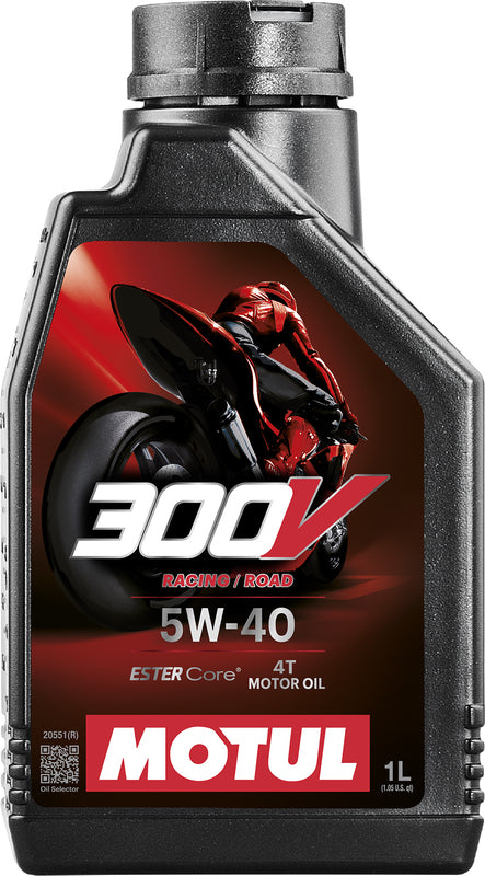 MOTUL 300V Factory Line Road Racing 4T Motor Oil - 5W40 1L