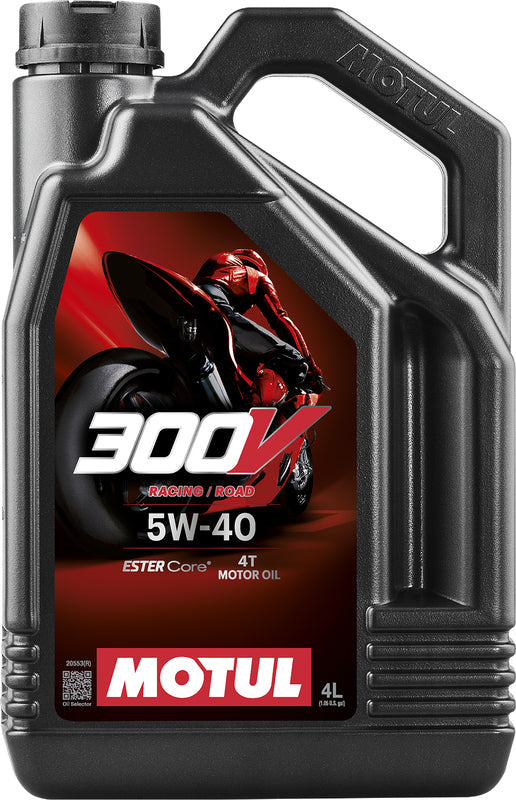 MOTUL 300V Factory Line Road Racing 4T Motor Oil - 5W40 4L