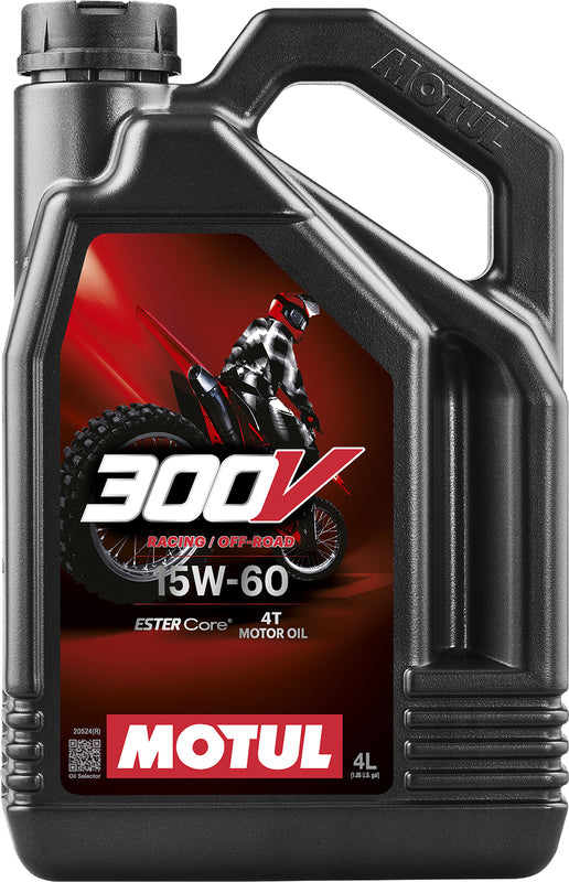 MOTUL 300V Factory Line Off Road Racing 4T Motor Oil - 15W60 4L