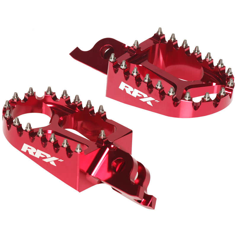 RFX PRO FOOTRESTS, RED