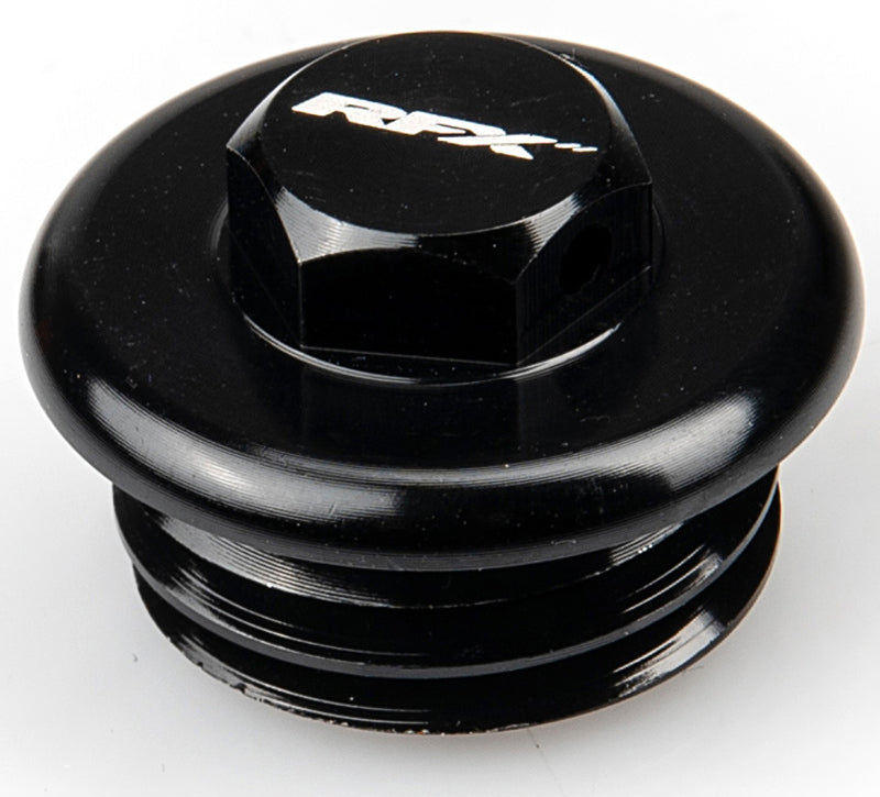 RFX RACE OIL FILLER PLUG, BLK