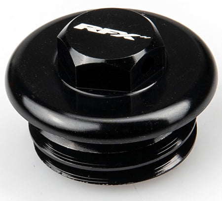 RFX RACE OIL FILLER PLUG, BLK