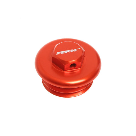 RFX RACE OIL FILLER PLUG, ORG