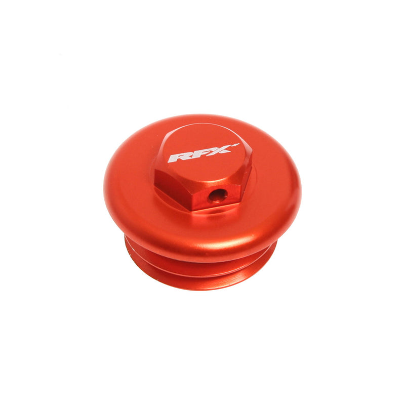 RFX RACE OIL FILLER PLUG, ORG