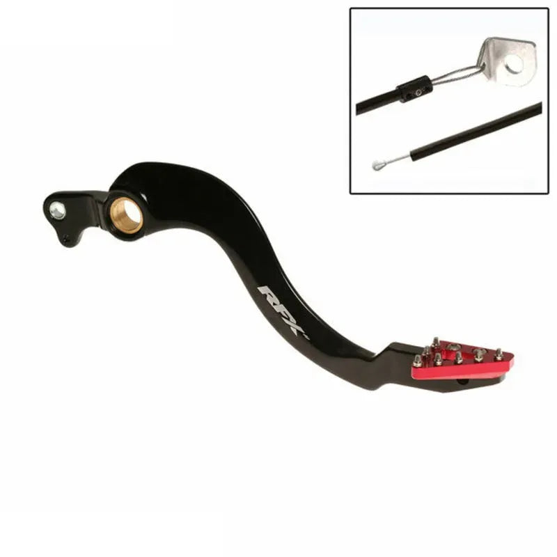 RFX PRO SOLID-TIP REAR BRAKE PEDAL, RED