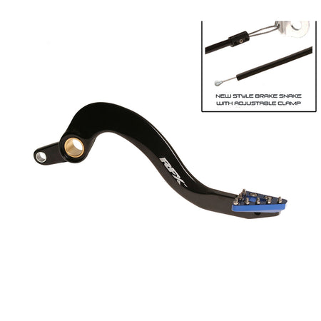 RFX PRO SOLID-TIP BRAKE PEDAL, BLK/BLU