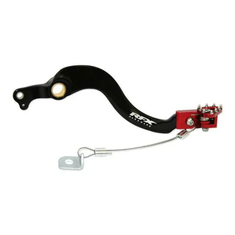 RFX PRO FLEXI-TIP BRAKE PEDAL, BLK/RED