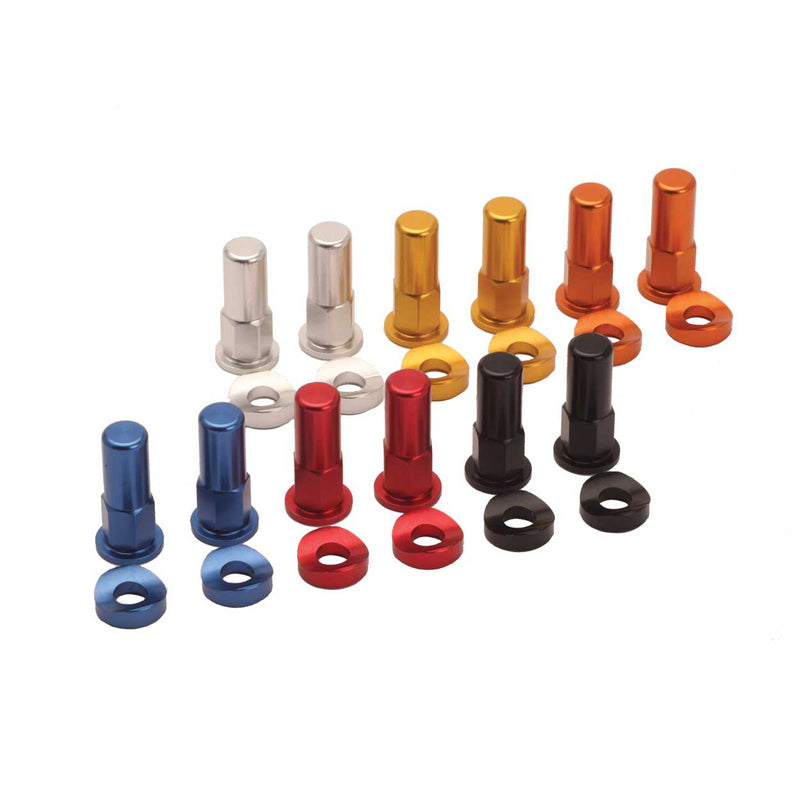 RFX PRO RIM LOCK NUTS / WASHERS, YEL