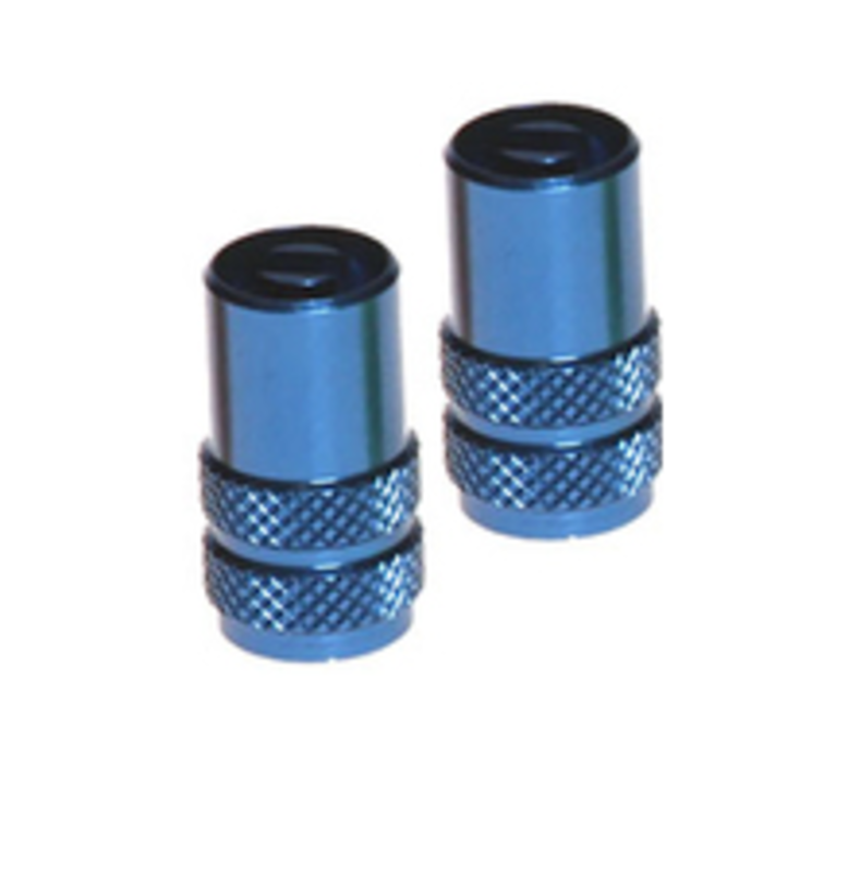 RFX SPORT VALVE CAPS INC KEY 2PCS, BLU