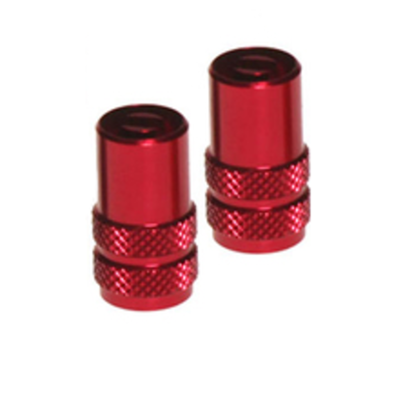 RFX SPORT VALVE CAPS INC KEY 2PCS, RED
