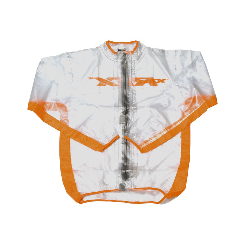 RFX Sport Wet Jacket (Clear/Orange) Size Youth Size S (6-8)