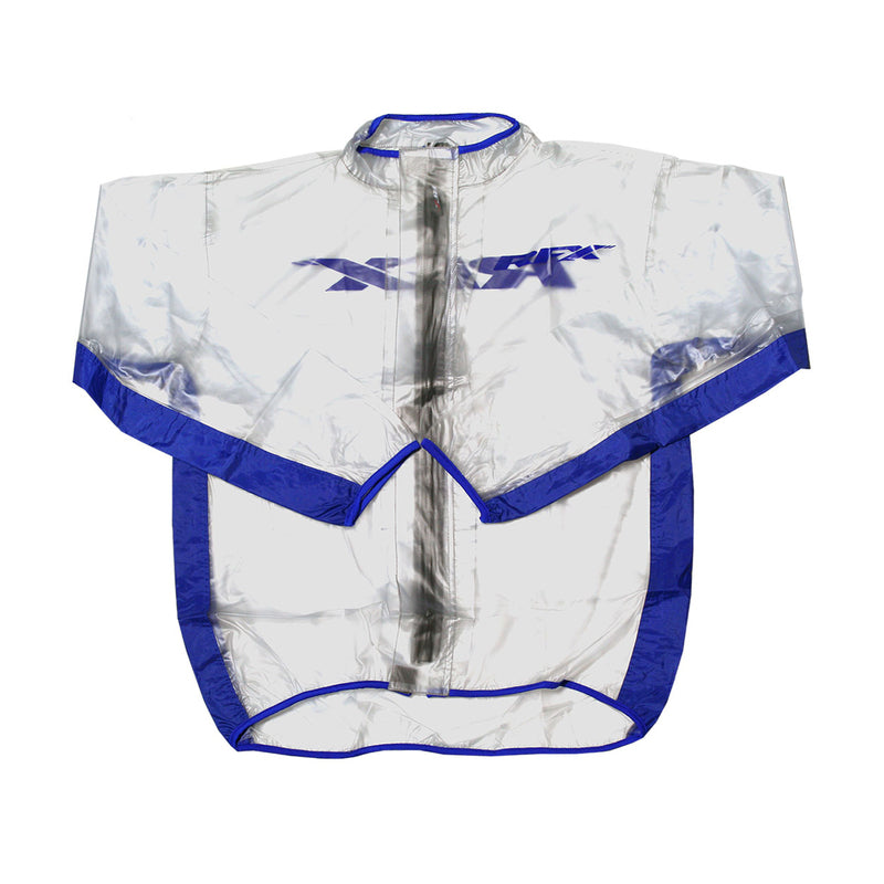 RFX Sport Wet Jacket (Clear/Blue) Size Adult Size XL