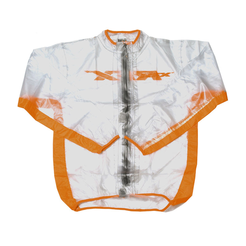 RFX Sport Wet Jacket (Clear/Orange) Size Adult Size XL