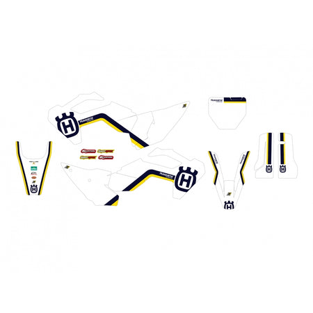 BLACKBIRD Retro Stickers Kit - Husqvarna FC/TC