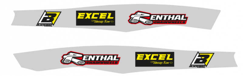 BLACKBIRD Swingarm Stickers - KTM SX/SX-F