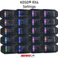 KOSO RX-4 Unlimited Multifunction TFT Meter - Universal Version