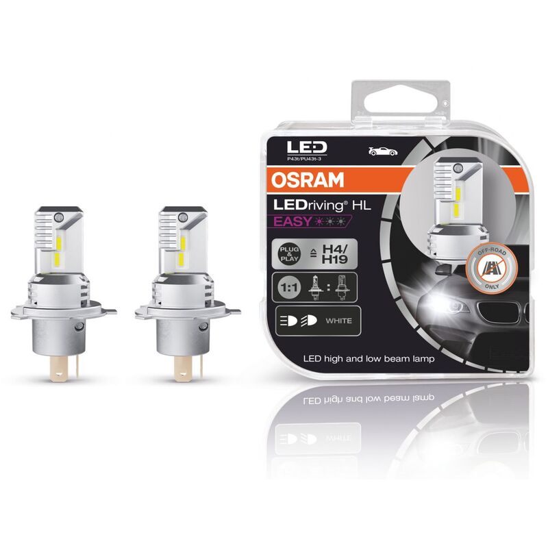 OSRAM LEDriving HL Easy Light Bulb H4/H19 12V