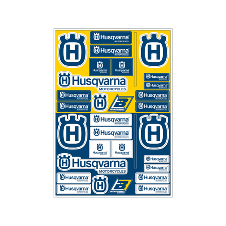 BLACKBIRD PVC Stickers Sheet - Husqvarna