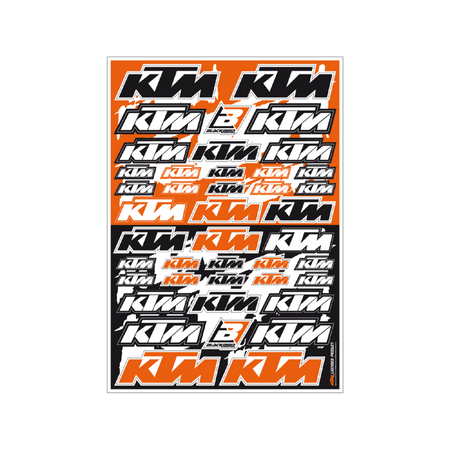 BLACKBIRD PVC Stickers Sheet - KTM