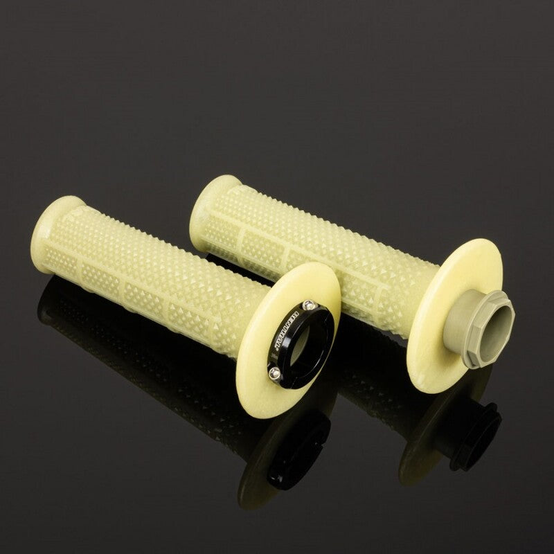 RENTHAL MX R-Works Lock-On Aramid Tapered Grips - Half Waffle