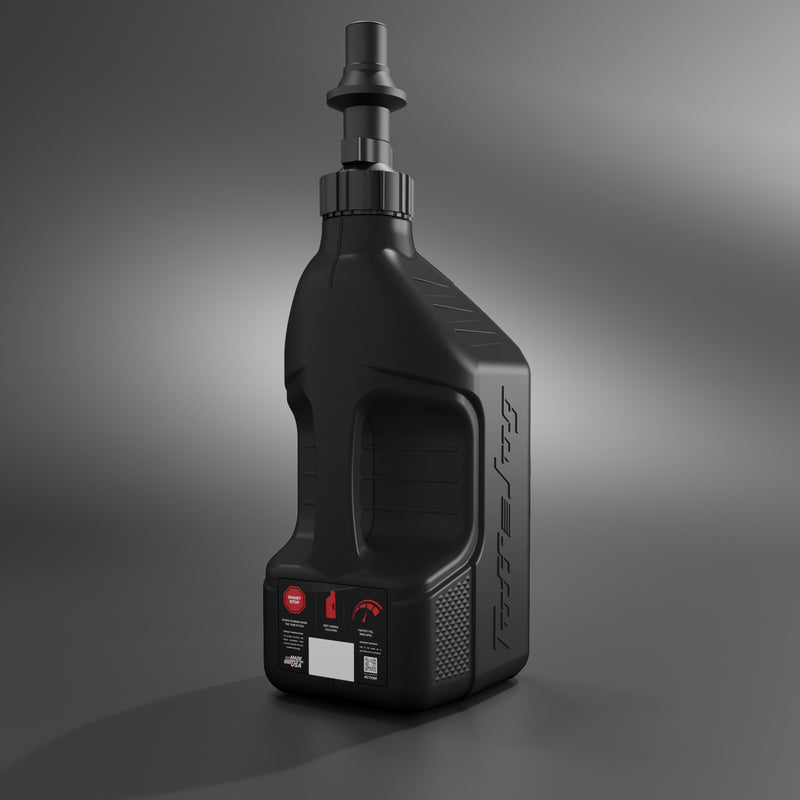 TUFFJ GAS CAN 10L RIPPER CAP G3, BLK/BLK